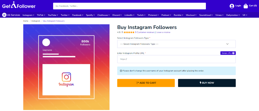 5 Best sites to Buy Instagram Followers (Real & Cheap)