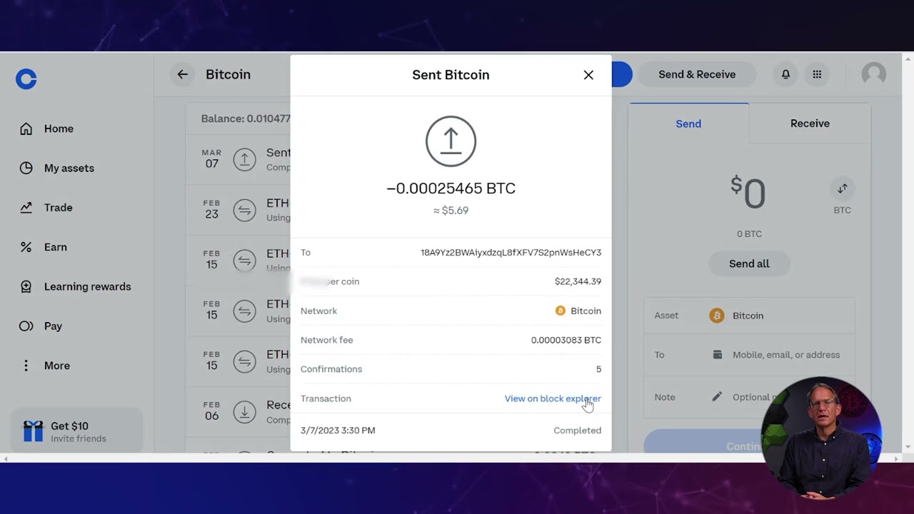 How to Check Coinbase Transaction History