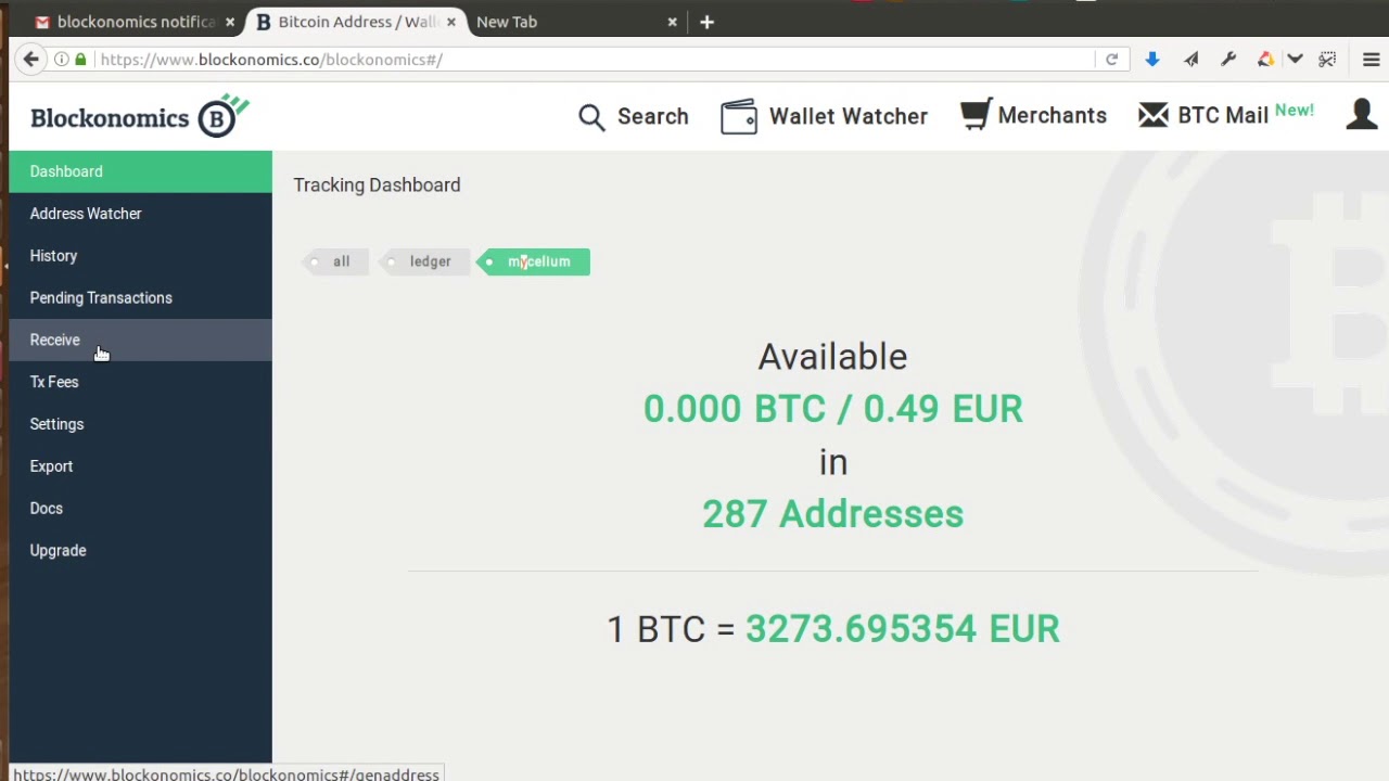 Bitcoin Address | Wallet Lookup - Blockonomics