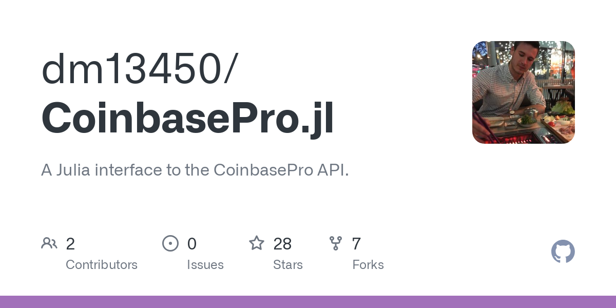 coinbase-pro · GitHub Topics · GitHub