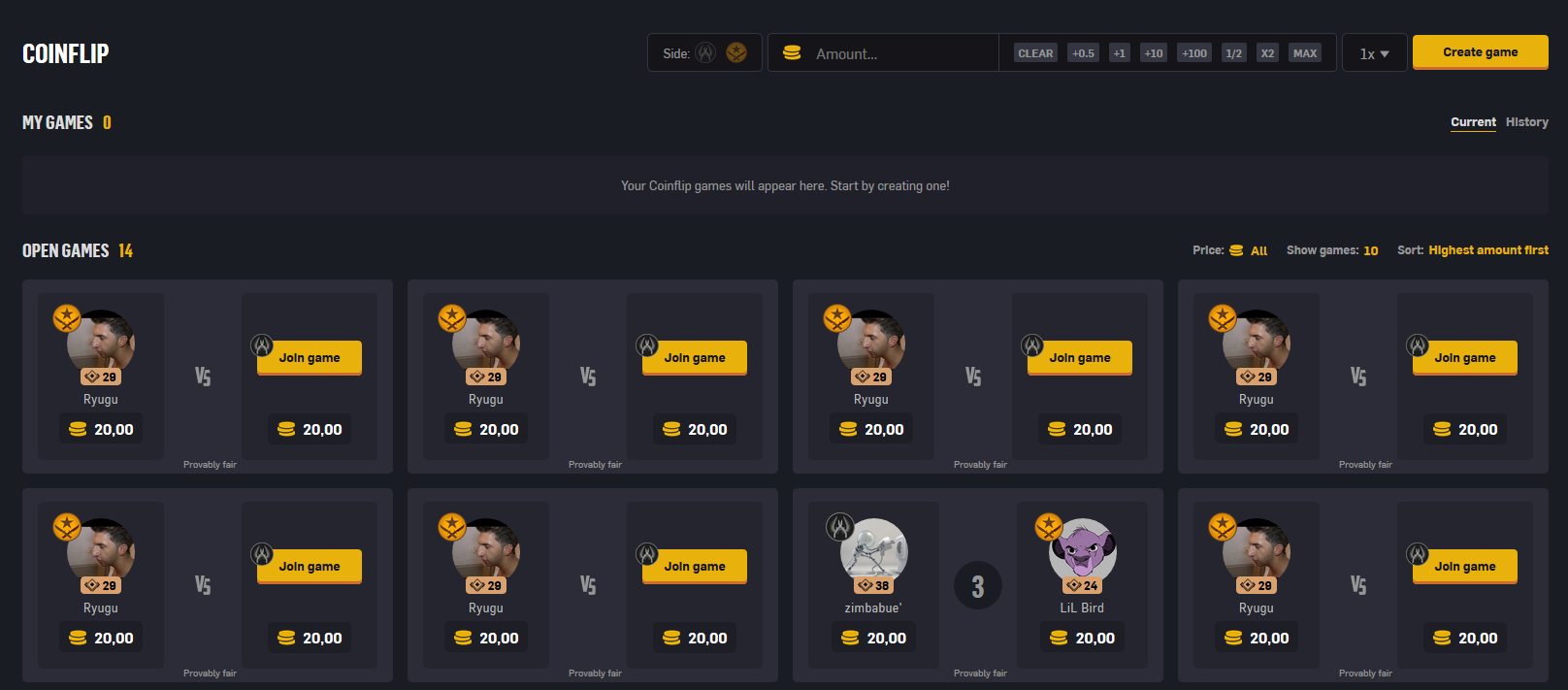 Best CS2 CS2 Coinflip Gambling Sites » CSGOFLY