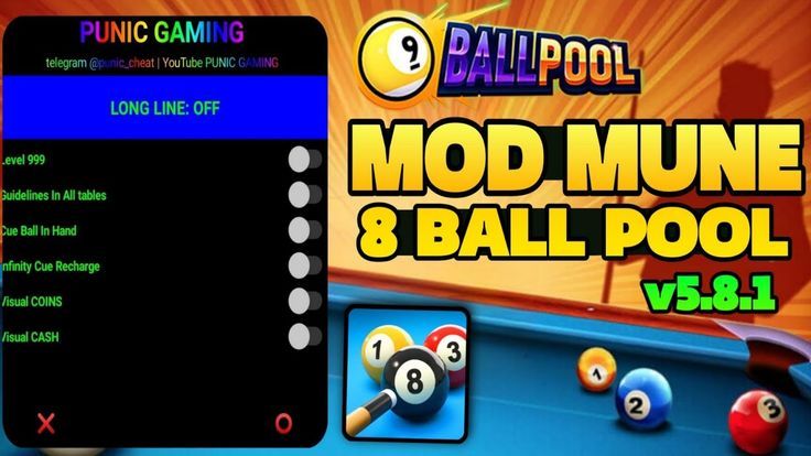 8 Ball Pool MOD APK v (Unlimited Cue, Long Line, Menu) - Apkmody
