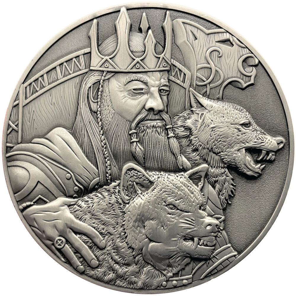 - $20 - Pure Silver Gold-Plated Coin - Norse Gods: Odin - Canada Coins