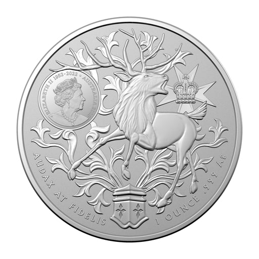 1 oz Australian Kangaroo Silver Bullion Coin- QEII | KJC Bullion