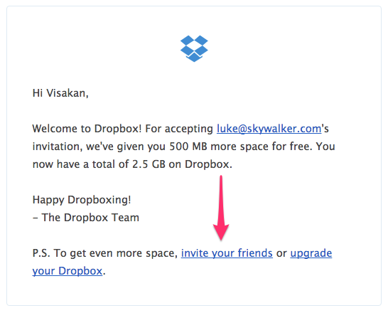 How to Set up a Referral Program like Dropbox - Prefinery Support Center
