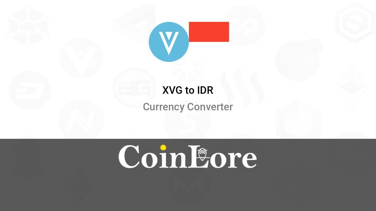 Convert 1 XVG to USD - Verge price in USD | CoinCodex