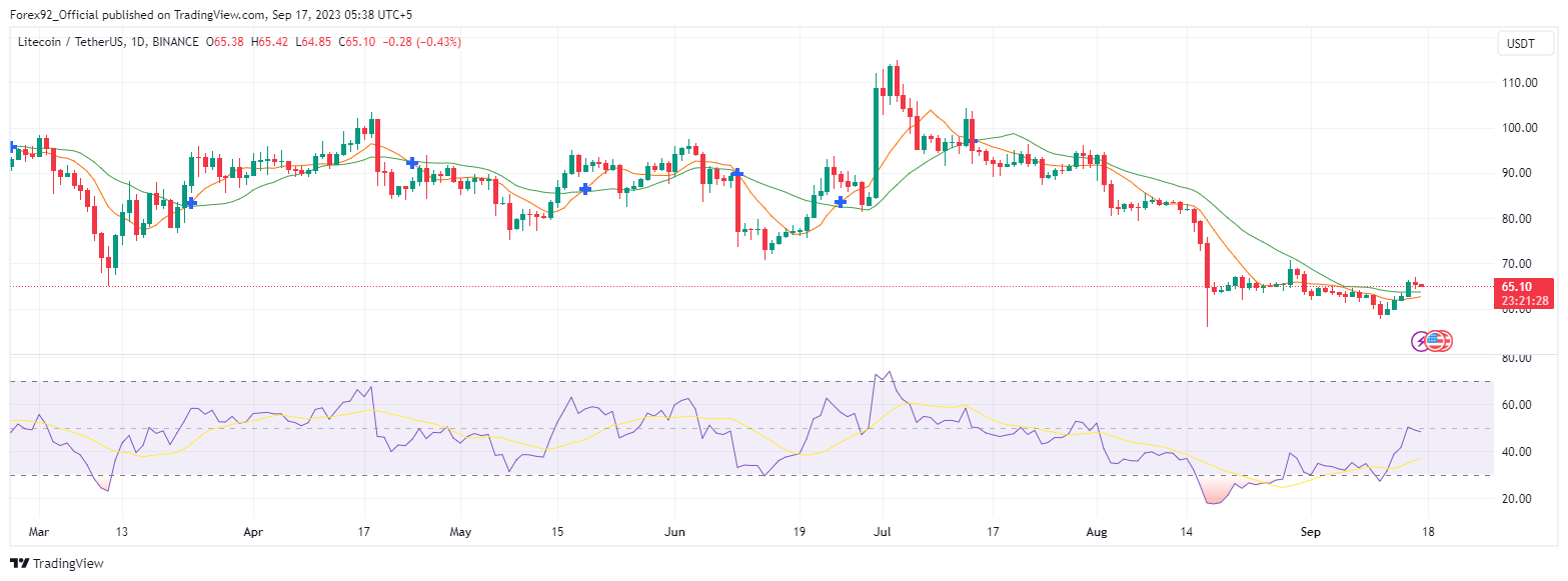 Litecoin Price (LTC), Market Cap, Price Today & Chart History - Blockworks