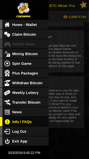 Bitcoin Miner Pro - Free Bitcoin Miner APK (Android App) - Free Download