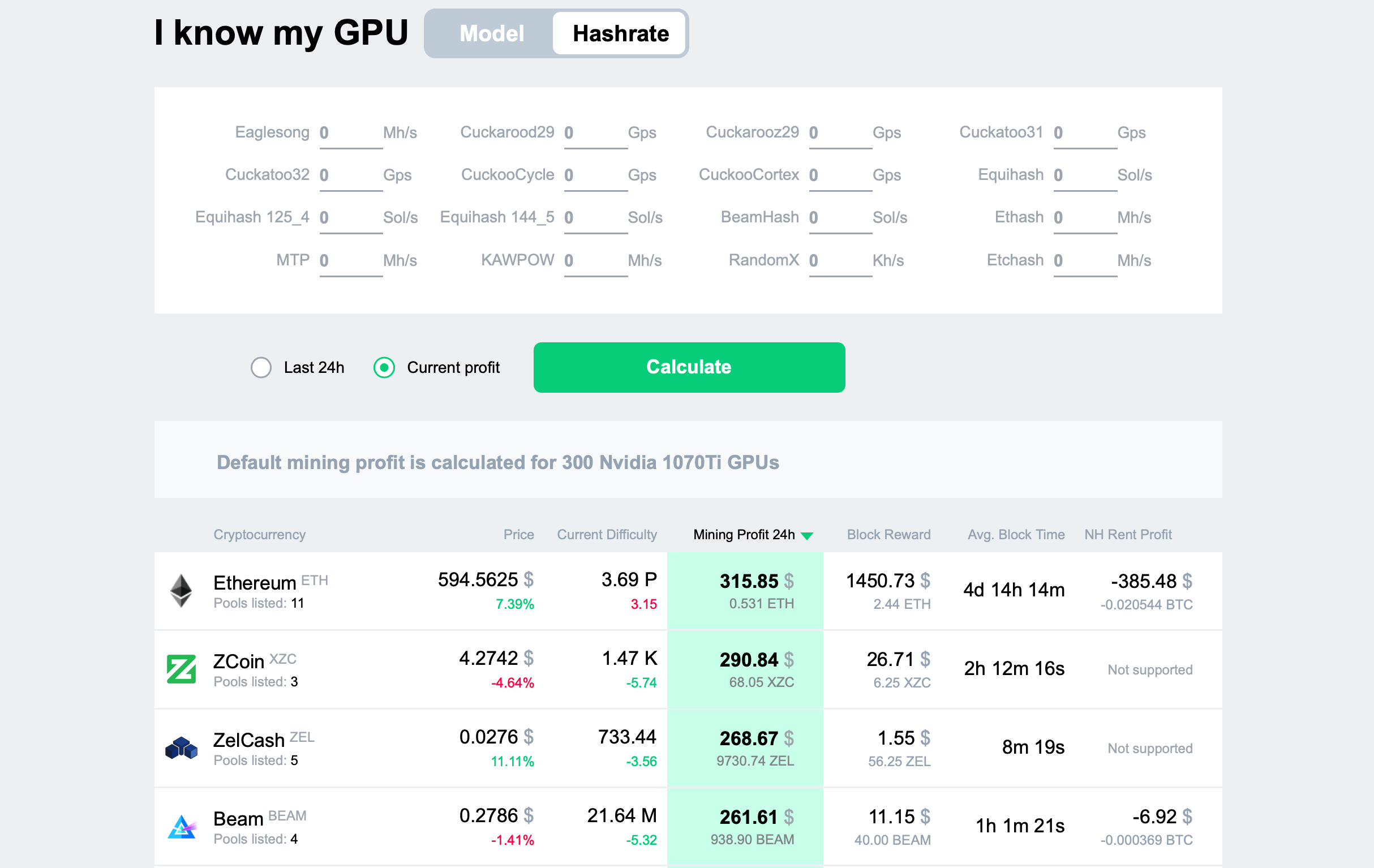 EthereumClassic (ETC) Mining Profit Calculator - WhatToMine