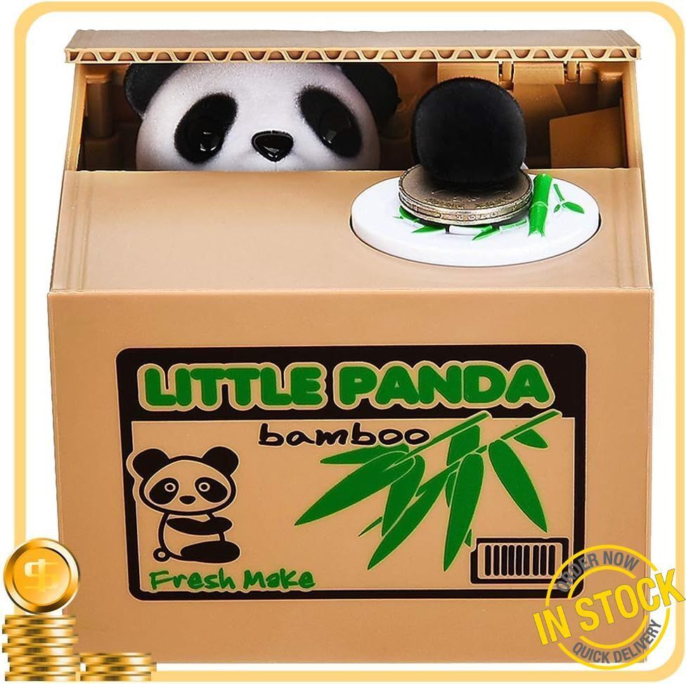 Matney Stealing Coin Panda Box - English Speaking. Great for Any Child – Sorbus Home