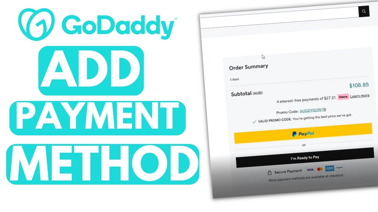 Payment methods we accept for purchases | Account Management - GoDaddy Help US