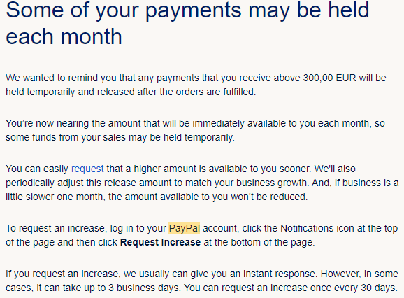 Why is my payment on hold or unavailable? | PayPal AU