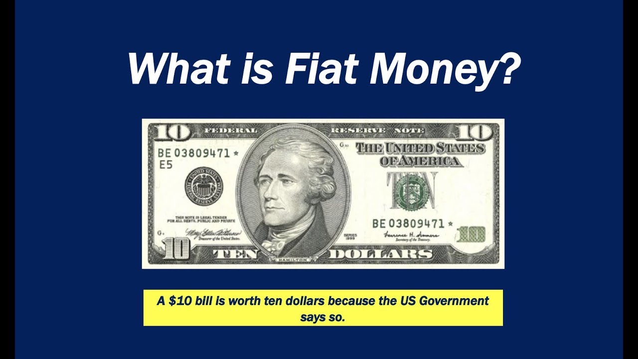 fiat money collocation | meaning and examples of use