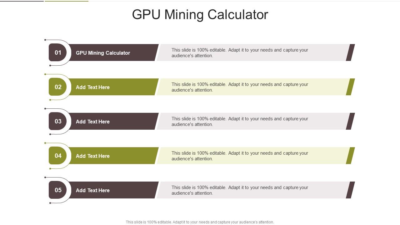 GPU Mining Calculator. What to Mine on GPU