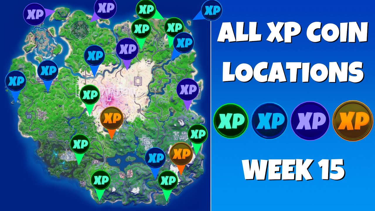 Fortnite: Where To Find All XP Coins - Chapter 2 Season 4 Week 1