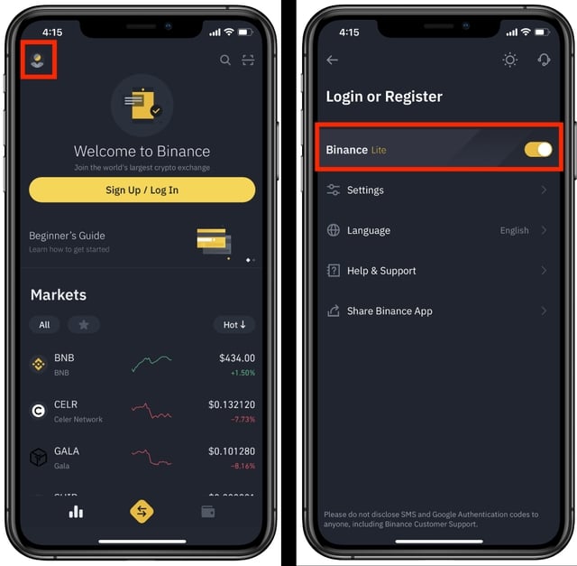 Binance Lite vs. Binance Professional: What’s the Difference?