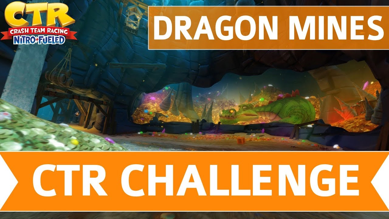 Dragon Mines | CTR Nitro-Fueled Race Tracks (Levels) | Crash Team Racing