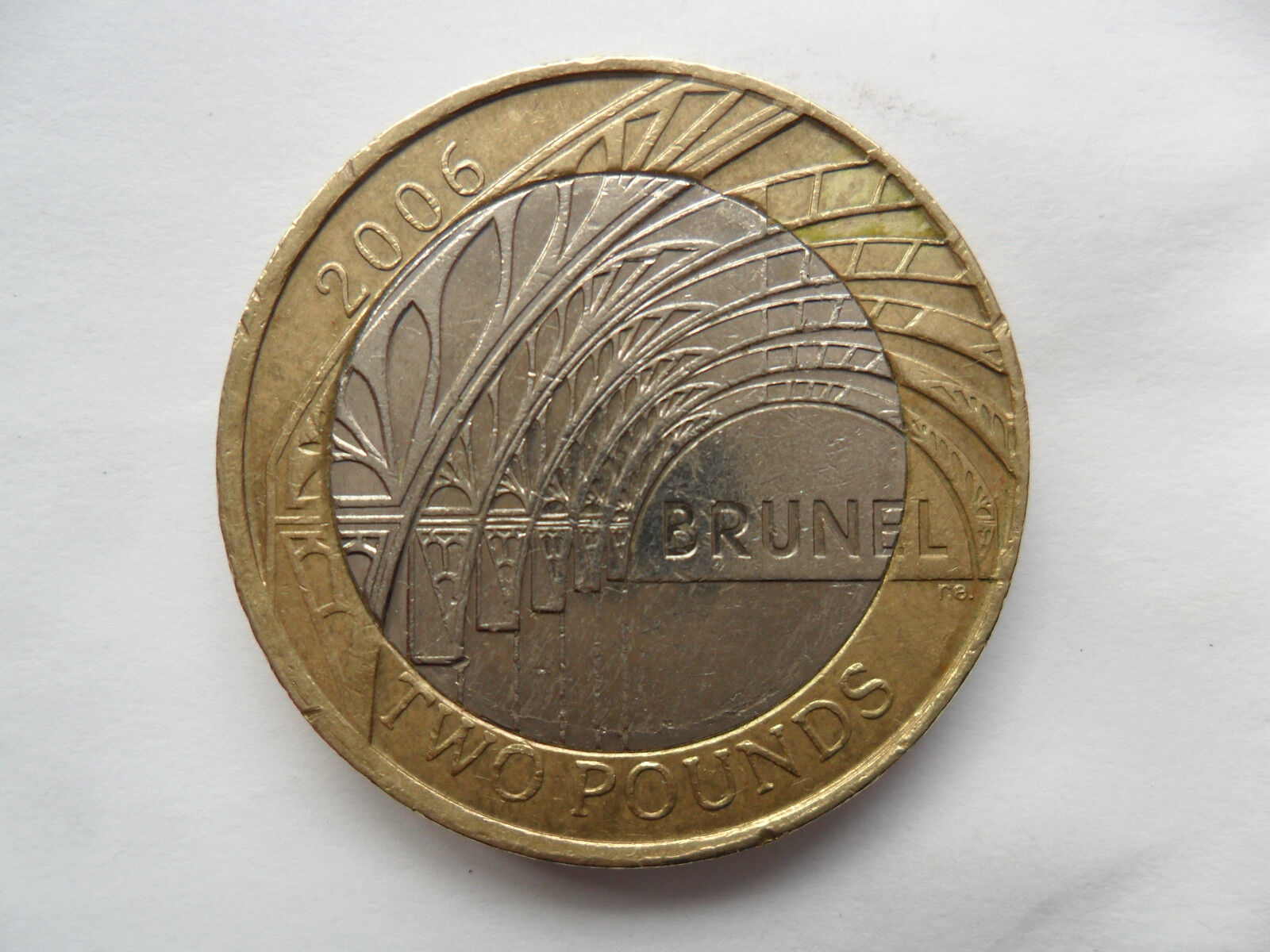 Isambard Kingdom Brunel Paddington Station £2 Coin