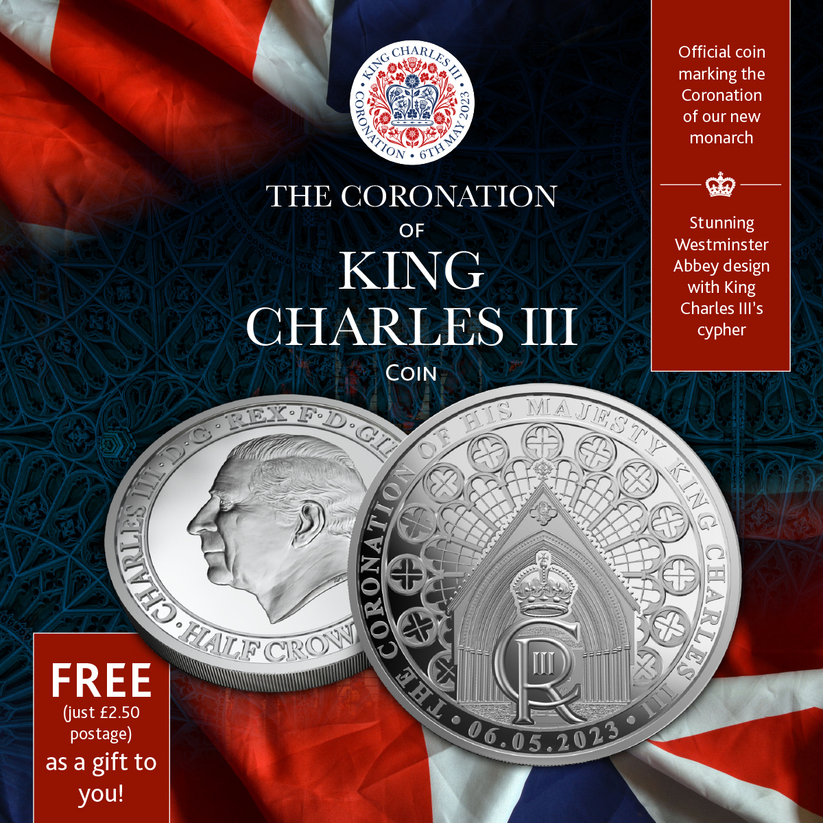 Free King Charles III Coronation Coin