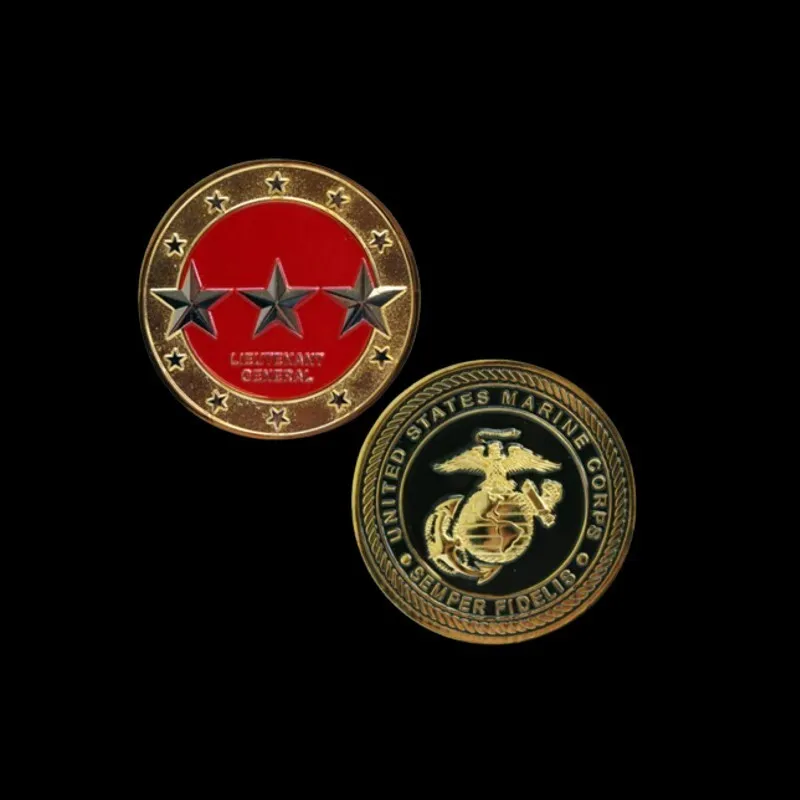 MPDC Lieutenant Challenge Coin – Copper Gear Challenge Coins