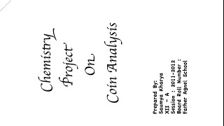 Elemental Analysis of Ancient Roman Coins - Chemistry LibreTexts