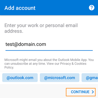 Android will not set up a Microsoft Exchange account - Microsoft Community