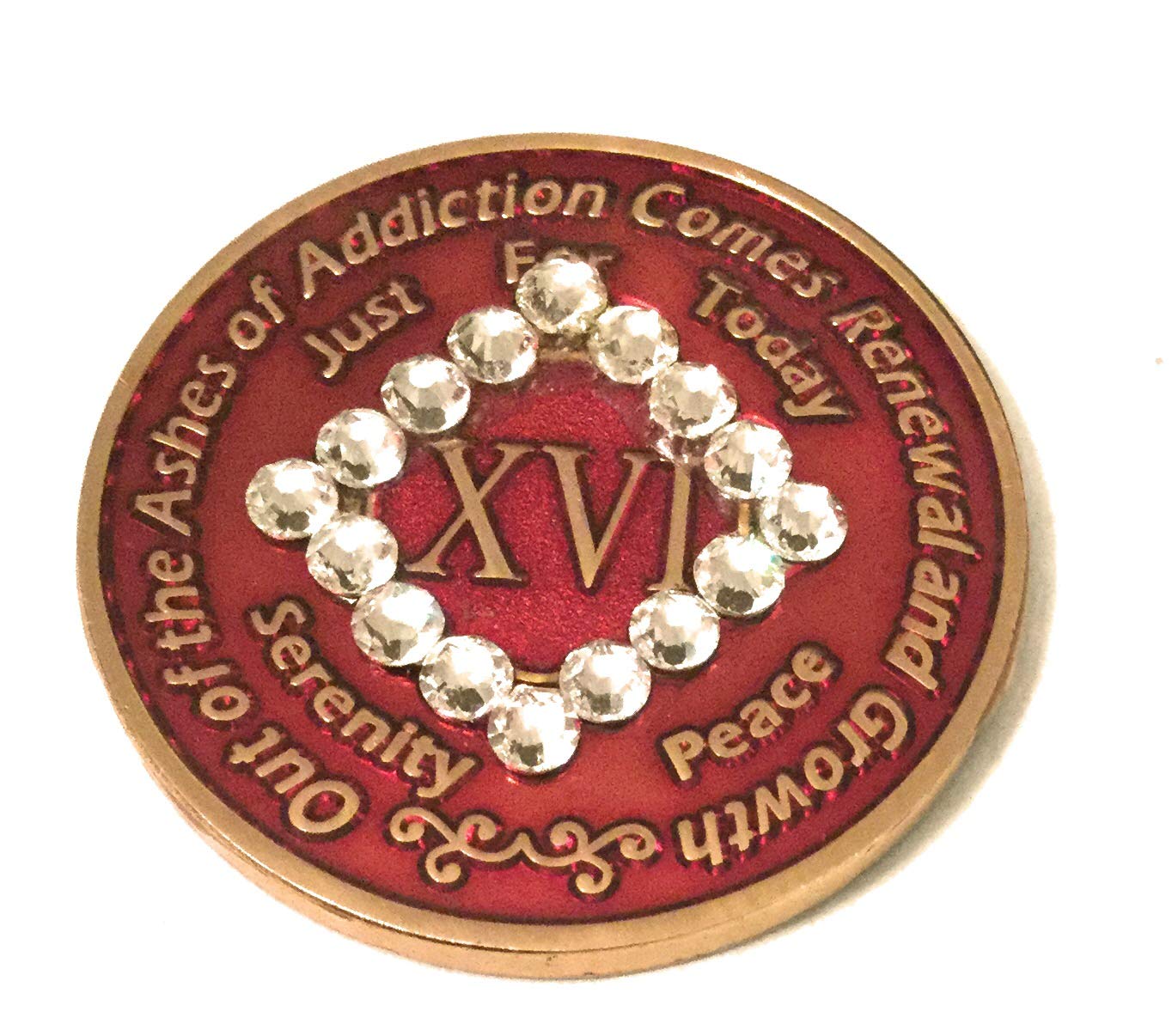 24 Hours of Sobriety Medallions - Live Life One Day at A Time — AA Medallion Store