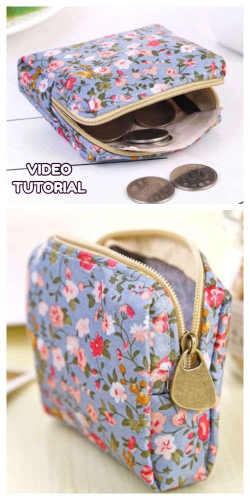 70+ FREE Coin Purse Sewing Patterns: A Great First Project | So Sew Easy