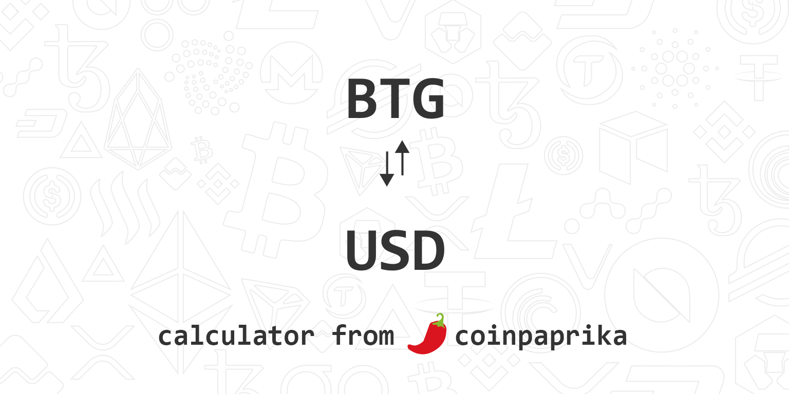 Bitcoin Gold (BTG) Mining Profitability Calculator | CryptoRival