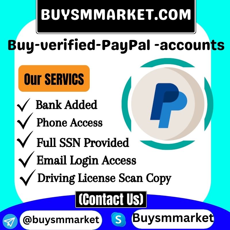 Buy Verified PayPal Accounts - % USA, UK, CA PayPal