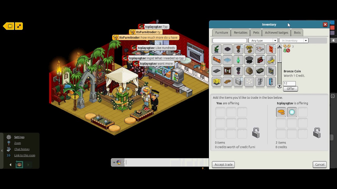 Happy Habbo Help Center - Furni Values