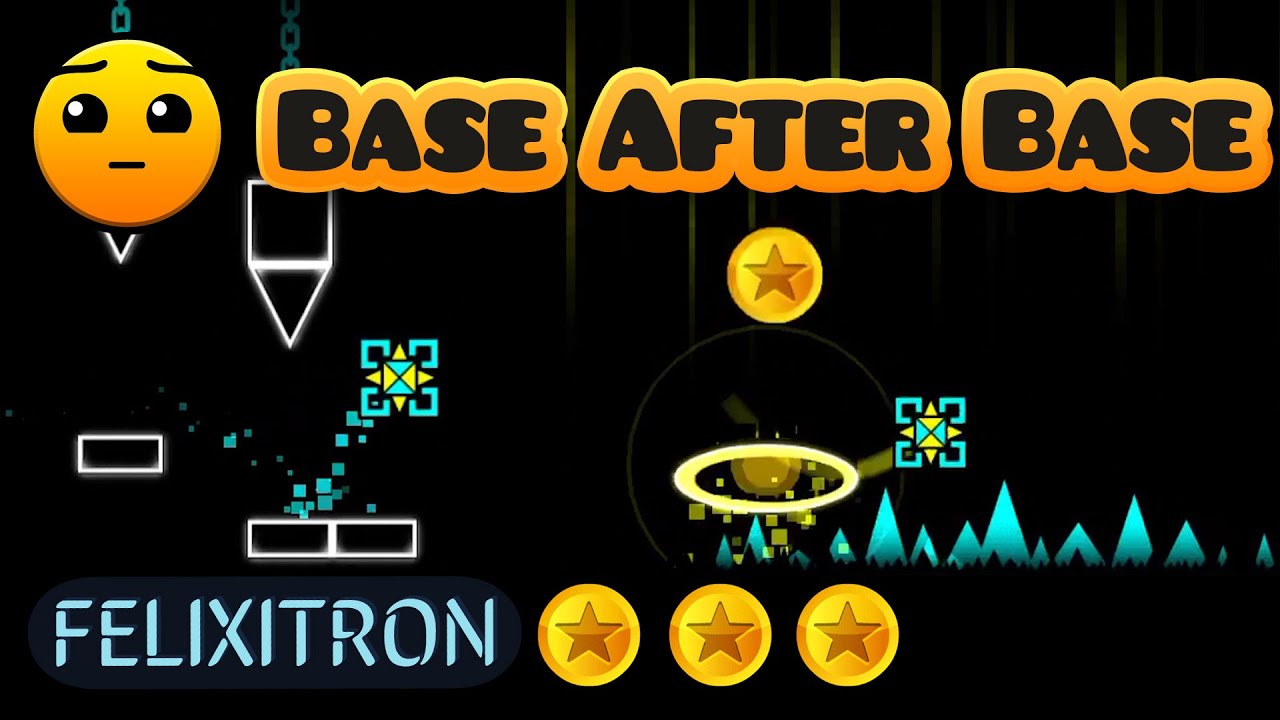 Walkthrough Part 6: Base After Base + All Coins - Geometry Dash for PC