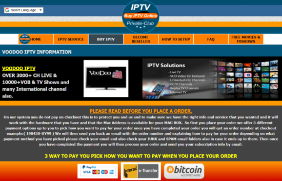 Voodoo Streams IPTV: Features, Plans, and Review - IPTV Player Guide