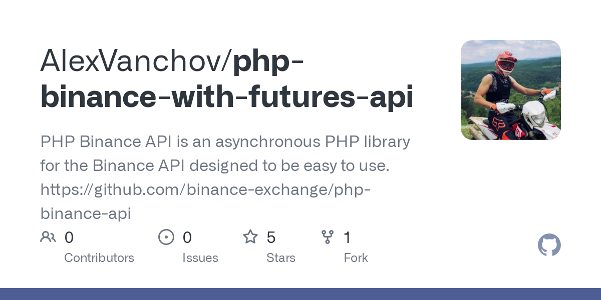 binance-futures · GitHub Topics · GitHub