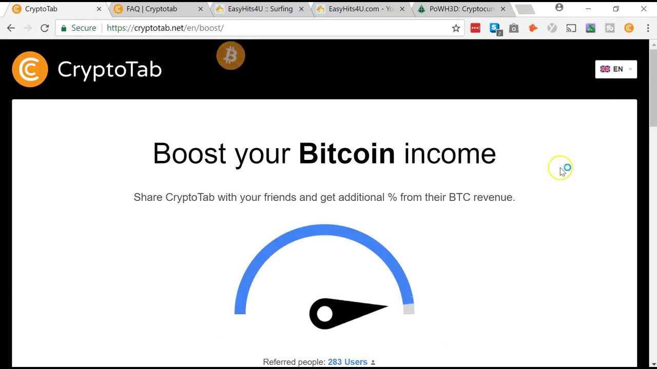 CryptoTab Browser - Easy way for Bitcoin Mining