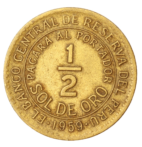 1 Sol De Oro , Republic () - Peru - Coin - 