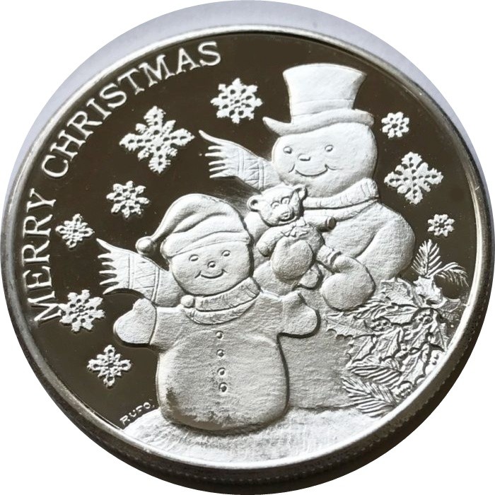 The Night Before Christmas 2oz Silver Antiqued Coloured – bitcoinlog.funs - Wynyard Coin Centre