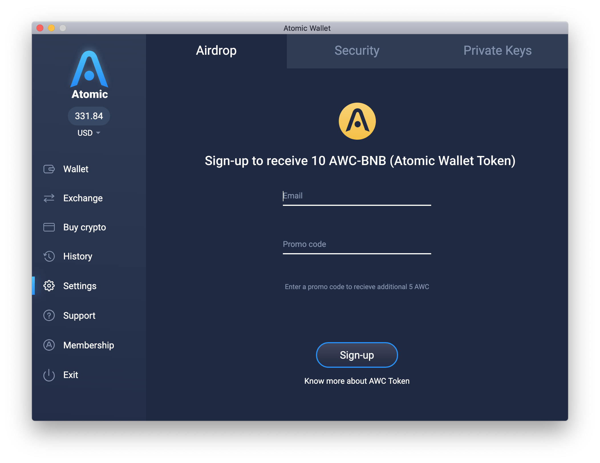 How to use a coupon in Atomic Wallet? - Atomic Wallet Knowledge Base