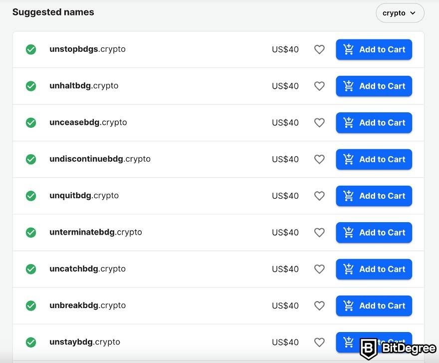 How to Buy Crypto Domains in A Step-by-Step Guide