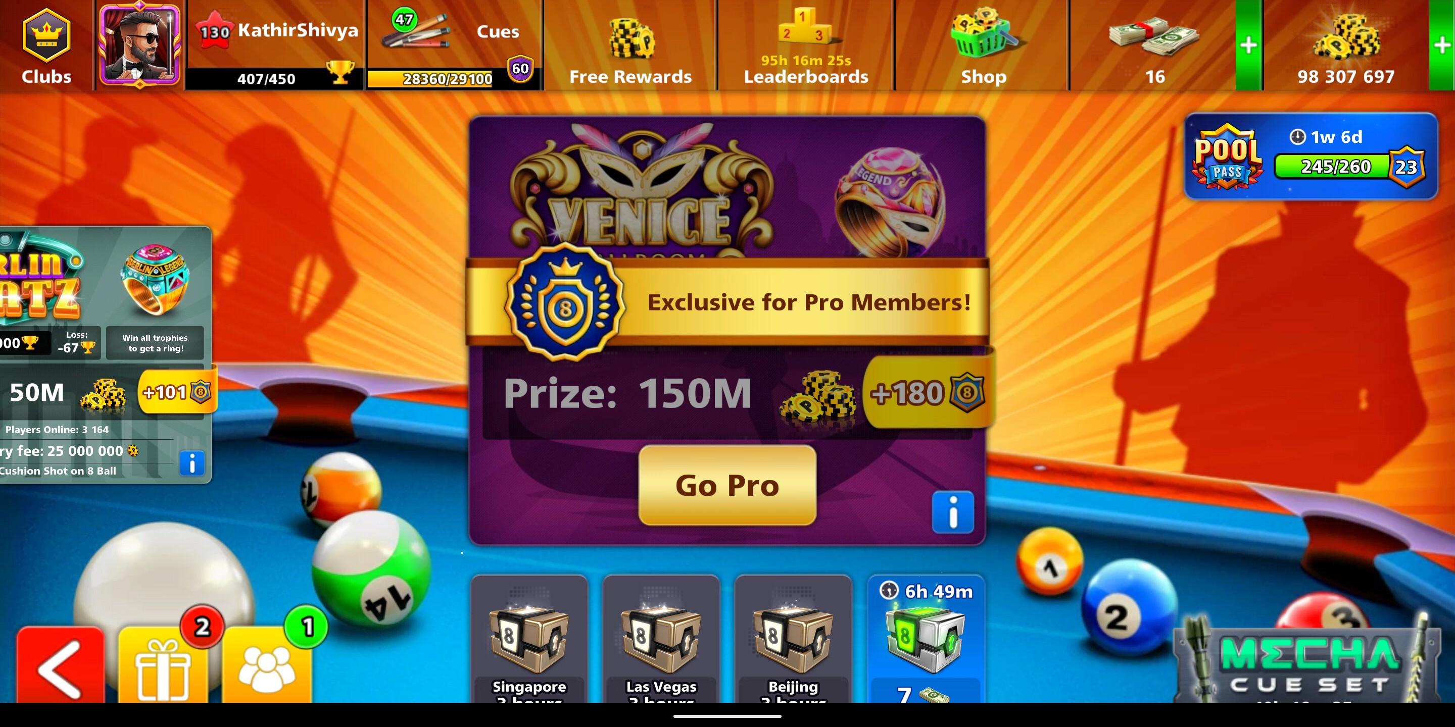 8 Ball Pool Shop