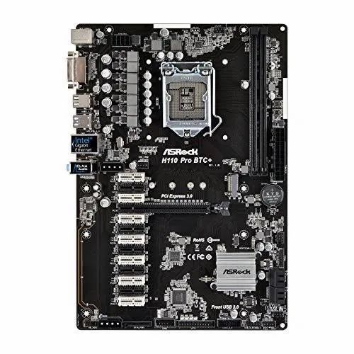 ASRock H Pro BTC+ Mining Motherboard with 13 PCI Express Slots Used – Thriftking Computer