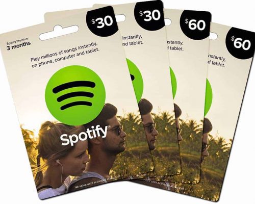 Gift cards - Spotify