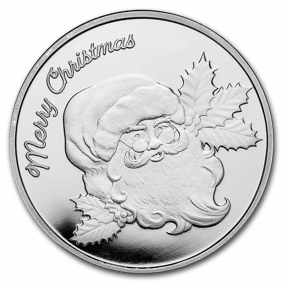 Christmas Edition U.S. Eagle 1 oz Silver Colorized Coin - USA