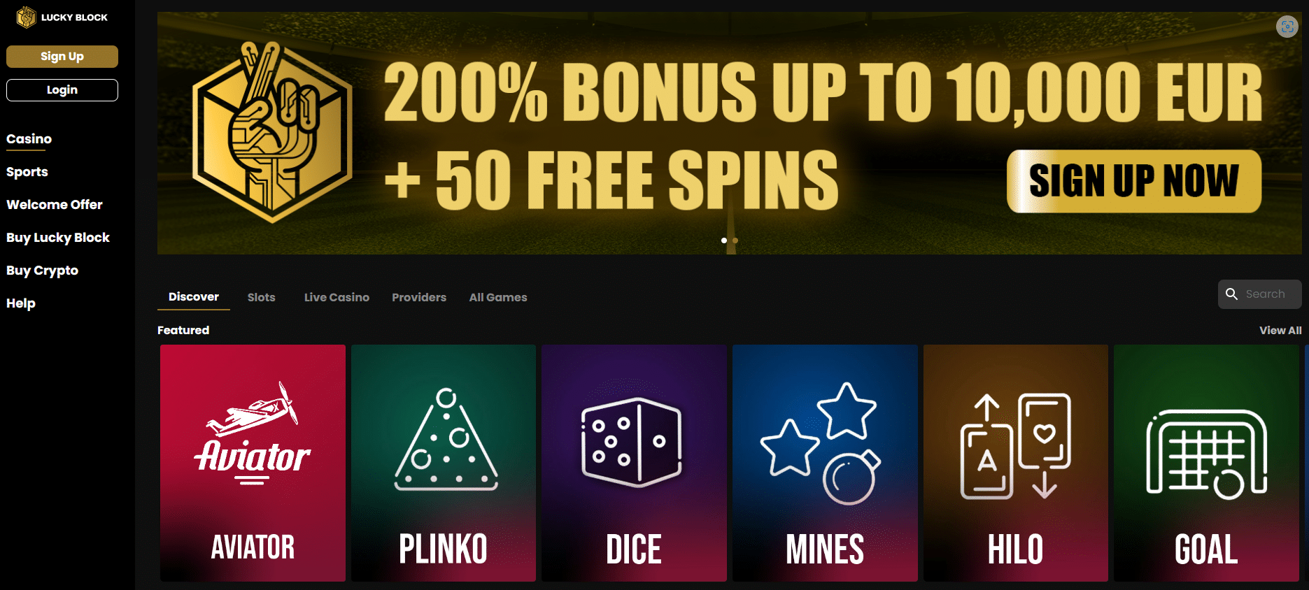 Crypto Casinos - Go Spin Casino