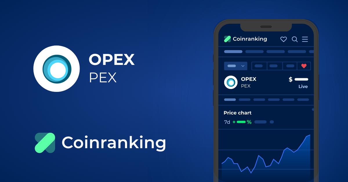 OPEX Price Today - PEX to US dollar Live - Crypto | Coinranking