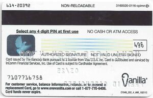 Check OneVanilla Card Balance – One Vanilla Visa Gift Card Balance – OneVanilla Card Balance Check