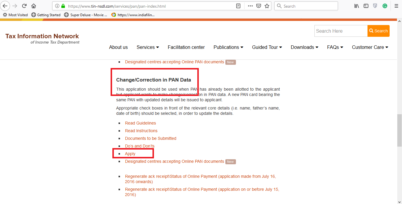 PAN Card Correction/Update Online: How To Change Name, Address, DOB And Mobile Number In Pan card?