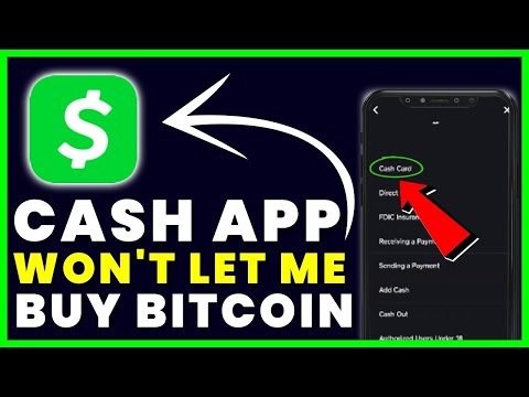 Why Won't Cash App Let Me Buy Bitcoin? [Answered ]- Droidrant