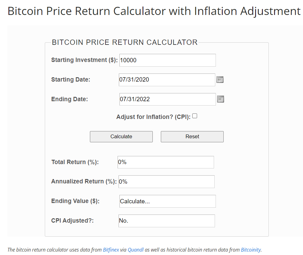 Crypto Profit Calculator | CoinCodex