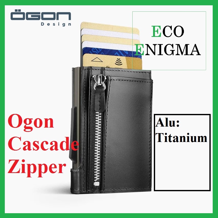 CASCADE ZIPPER | Titanium Black – ÖGON Design